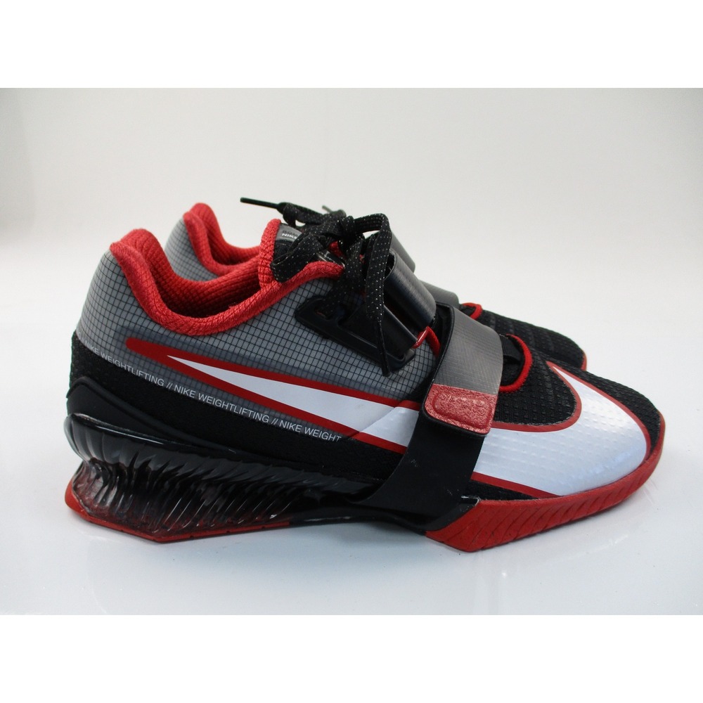 Nike Romaleos 4 Size 7 Men's Black & Red University Weightlifting Shoes